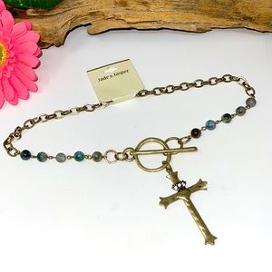 Boutique Statement Necklace Cross Jewelry Heart